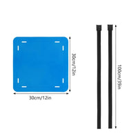 4 Pieces Soccer Markers with Straps Practical Soccer Target Boards High Visibility Square Target with Straps for Coaches