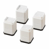 Stackable Furniture Riser Water Resistant Sofa Leg Elevator Easy Installation Heavy Duty Furniture Lifter