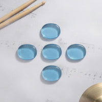 6 Pieces Drum Mute Pads Reusable Overtone Control Gel Pads Strong Adhesion Silicone for Drummers, Beginners, Practice