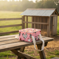 9-Compartment Egg Collection Basket Separate Pouches Canvas Egg Basket with Compartments Detachable Soft-Sided for Hobby Farmers, Backyard Farm