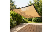 Long-Lasting Rectangular Shade Sail Heavy-Duty Shade Sail with Bungee Balls Protection Sunshade Residential for Backyard