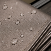 300D Oxford Fabric Waterproof PU Coated Silver Cloth for Handbags Tents Awnings