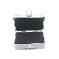 Mini Aluminum Tool Box Portable Storage Case with Foam