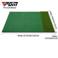 Golf mat garden 1.2x1.5m, precision hitting mat for beginners with guide lines, indoor & outdoor EVA base, green grass surface