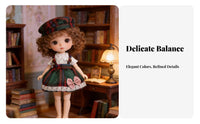OB24 Doll Dress and coordinate 1/6 Scale BJD Princess Attire Design Jointed Doll Clothes for Adult Collectors, Dioramas