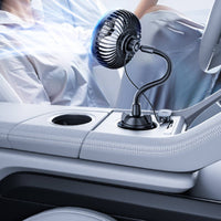 Cup-Holder Car Fan Adjustable Air Circulation 3-Speed Car Fan