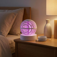 Rechargeable Desktop Bug Lamp Type-C Charging Electric Bug Lamp Safety Grille Electric Capture Front Power Button for Tabletop