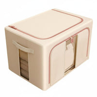 Foldable Framed Container Foldable Framed clear paneled container particle-proof resistant for Moving, Adults