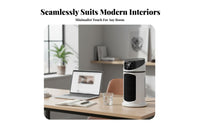 Cools & Humidifies Desktop Misting Fan Low Noise Operation Desktop Air Cooler 8-Hour Timer for Office Workers, Students, Bedroom, Dorm Room
