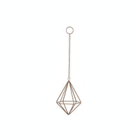 Minimalist Design Geometric Hanging Planter Modern Flair Hanging Air Plant Holder Great Gift Idea Gold Wire Plant Frame for Window