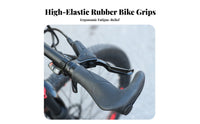 2 Pieces Anti-Slip Mountain Bike Handle Grip Wear-Resistant Mountain Bike Hand Grips Shock Absorbing Lock-on Handlebar Grip for Mountain Bikers, Commuters, Trail Riding, Long-Distance Cycling