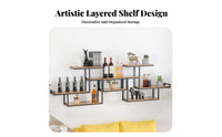 configurable Geometric Shelf Space-Saving Display Rack Easy to Install DIY Assembly for Homeowners