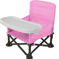 High Chair with Tray Metal Frame Foldable Highchair for Mealtime