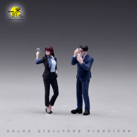 VM 1/64 Business Suit Miniature Figure Set for Men and Women
