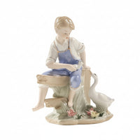 Tabletop Figurine with Base Glossy Ornament Minimalist for Minimalists