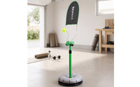 Stable Tennis Swing Practice Aid with Adjustable Pole Portable Tennis Training Device with Weighted Base Non-Slip Practice Kit Anti-Skid for Backyard