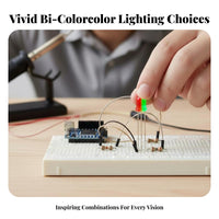 3-terminal two-colorColor light-emitting diode Common Anode/negative terminal 3-terminal Bi-Color light-emitting diode enclosure for Engineers