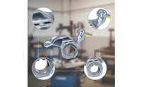 Shielding Tire Changer Head with Wear Pads Long-Lasting mount/demount Head with Nylon Insert for Mechanics