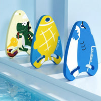 Textured Surface Aquatic-Animal-shapedShaped Swim Board Hand-Grip Cutouts Swim Practice Board Lightweight Water Sports Gear Safe to Use for Pool Training
