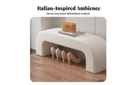 Light Luxury Design Entryway Shoe Bench Multi-Purpose Padded Entryway Stool multifunctional Use Hallway Seating Sturdy Frame for Homeowners, Families, Interior Designers, Bedroom, Living Room