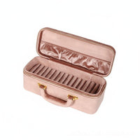 Large Capacity 15-Slot Bangle Box Luxury Design Jade Bangle Storage Box Elegant Look Jewelry Travel Case Dust Protection