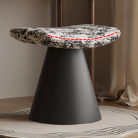 Vintage Inspired Swivel Vanity Stool Space-Saving Swivel Vanity Chair High-Density Foam Cushion Cone Base Makeup Chair Sturdy Construction for Bedroom