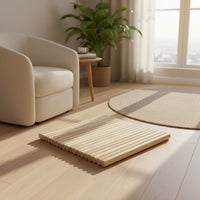 Cat Scratcher with Wooden Rods Slatted Cat Scratching Board Pet Supply for Cats, Kittens, Floor, Home