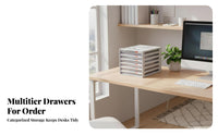 Multi-Layer A4 Paper Cabinet Large Capacity Desk Organizer Multifunctional