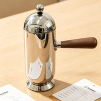 Stainless Steel French Press Coffee Maker with Creative Design