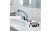 Automatic Sensor Faucet Infrared Sensing Brass Sensor Faucet Water Fixture Battery Powered Curved Spout