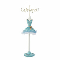 Customizable Ballet Dress Jewelry Stand Decorative Mannequin Jewelry Display Stand Stable Base Resin Dress Display Rack Handmade for Boutique