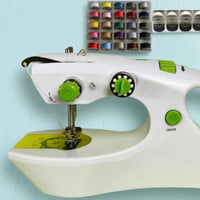 Built-in Handle Portable Hand Sewing Machine Thread Cutter handheldGrip Sewing Machine on/power Button Household Tool Multiple Layers