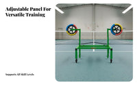 Indoor/Outdoor Use Topspin Tennis Practice Aid Builds Muscle Memory Portable Tennis Training Aid Height Adjustable for Beginners, Home