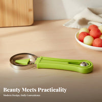 3 Pieces Fruit Baller Ladle Ing Tool Set Food-Grade Material Fruit Baller and Corer Set Fruit Carving Tool Kit Stainless Steel