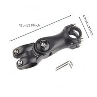 Aluminum Alloy Stem Riser Marked Scale Bike Stem Riser Adjustable Handlebar Extender Clamp Style Hex Keys Included