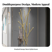 foliageShaped Hook Rack Nordic design Wall Hanger strong Duty for Hallway, Bedroom