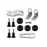 K-Swap Cooling Unit Bracket Metal-and-Rubber Cooling Unit Bracket Kit with Hardware for DIY Mechanics, Engine Bay