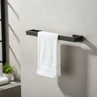 SUS304 Stainless Steel Towel Rack No-Drill Bathroom Towel Bar Self-Adhesive Hardware Rustproof for Renters, Lavatory, Rv