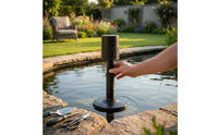 Adjustable Height Koi Pond Surface Cleaner Strong Suction Pond Surface Debris Collector for Outdoor Ponds, Garden