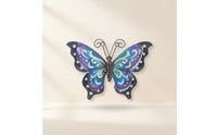 Decorative Winged Metal Art Wall Art Cutout Butterfly Wall Art Painted for Living Room, Garden, Patio