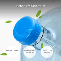 Universal Water Dispenser Cap, Smart Leakproof Reusable Lid