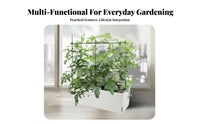 Easy Assembly Tomato Frame Sturdy Construction Vegetable Support Frame Versatile Shape Adjustable Vegetable Trellis Heavy Duty for Gardeners, Home Growers, Homeowners, Rooftop, Patio, Greenhouse, Pots
