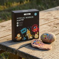 Pen-Shaped Acrylic Paint Markers Coloring Acrylic Markers Fast-Drying Art Supplies Fade-Resistant