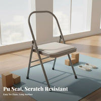 Non-Slip Feet Iyengar Mind-Body Practice Chair Thickened Steel Tube Iyengar Auxiliary Chair Heavy Duty Mind-Body Practice Inversion Bench Stable and Long-Lasting for Beginners, Home Gym