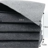 Thickened Magic Cleaning Cloth, Super-Fine Microfibre Cloth and Microfibre Towel, Gray Reusable Rag for Glass, Mirrors and Cookware
