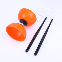 Double-Headed Diabolo Drop-Resistant Diabolo with Handsticks Fitness and Leisure Chinese Juggle Wheel for Beginners