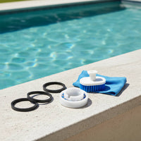 Pool Cleaner Tire Ribbed Pattern Replacement Cleaner Tire Set Easy to Install
