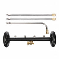 4000 PSI Compatible Underbody Car Washer Stainless Steel Rolling Car Underbody Washer Quick Connect Fittings for Homeowners, Driveway, Patio