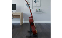 Foldable Design Folding Guitar Stand Long-Lasting ABS Material Triangular Frame Guitar Stand Adjustable Width Lightweight for Guitarists, Musicians, Home Studio, Music Room, Stage Performance