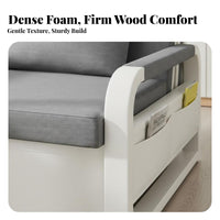 Foldable transformable Armchair Bed Multifunctional Design Armless Folding Chair Bed Space-Saving Lounge Seat Sturdy Frame for Apartment Dwellers, Guests, Students, Small Spaces, Living Room, Bedroom, Home Office